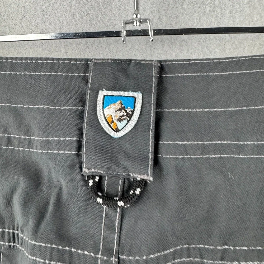 Kuhl Pants Mens 38x32 (Fits 38x31) Gray Renegade Stretch Hiking Cargo Outdoor